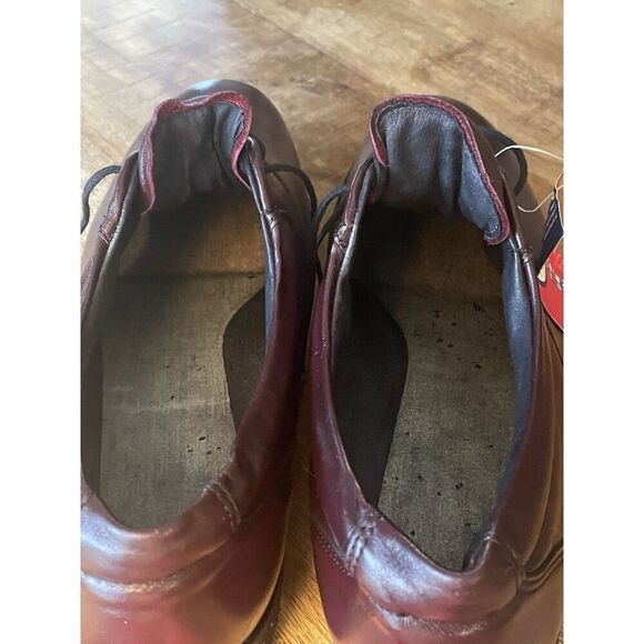Vintage Vibrant Welted Oxblood Leather Oxfords Shoes Men's Sz 11 M Made In USA - Picture 6 of 9